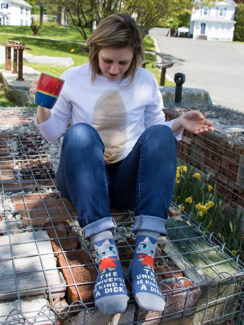 Image of The Universe Is A Kind Of A Dick W-Ankle Socks